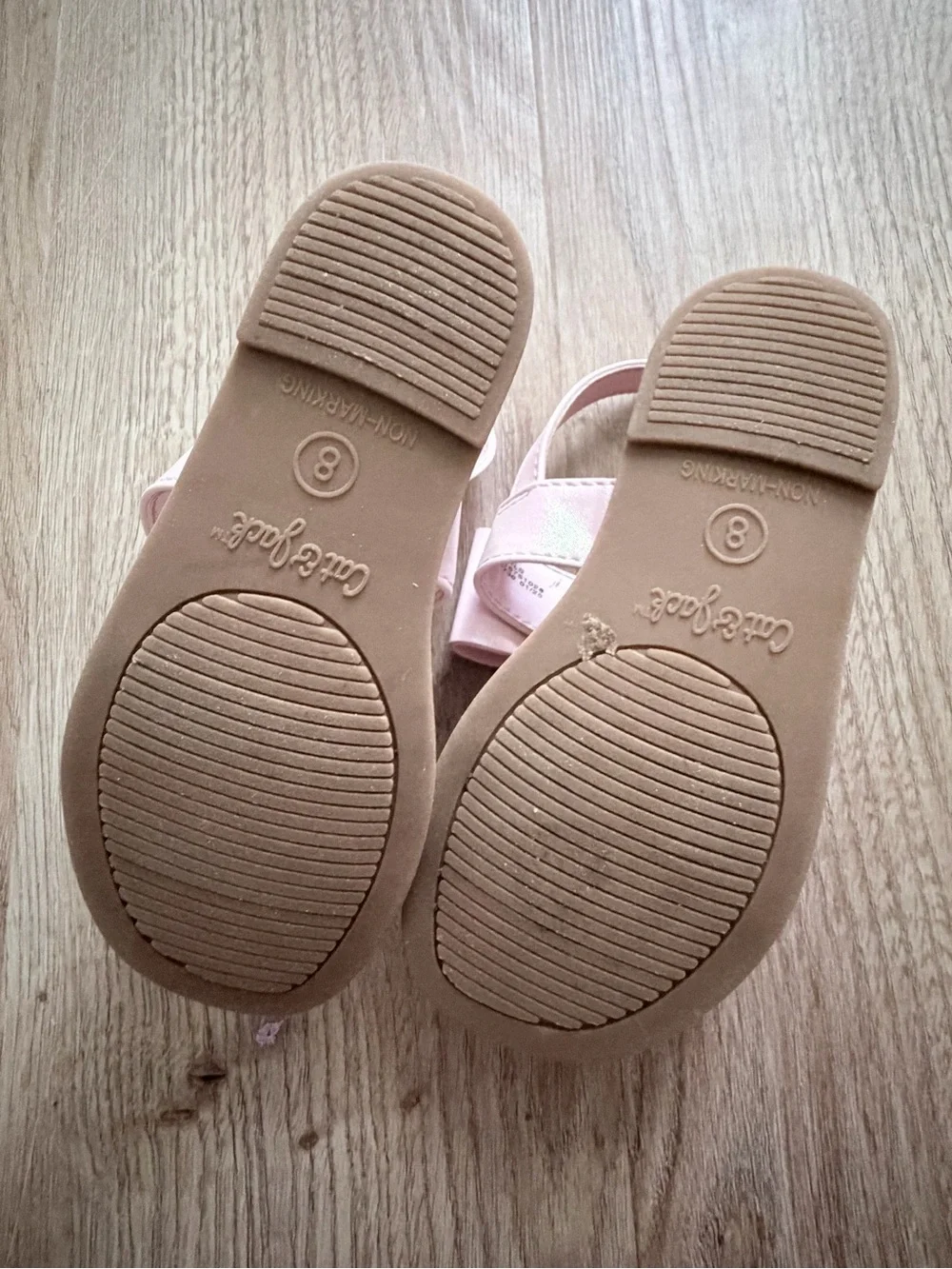 Cat & Jack Light Pink Bow Strap Kids Sandals